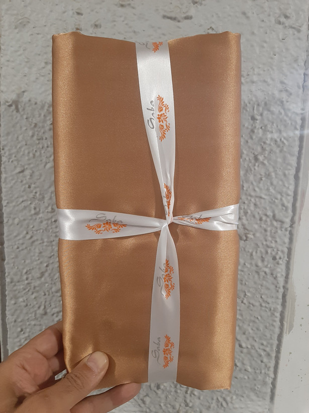 روبالشتی ساتن ابریشمی ساده سایز 70*50 مجموعه دو عددی