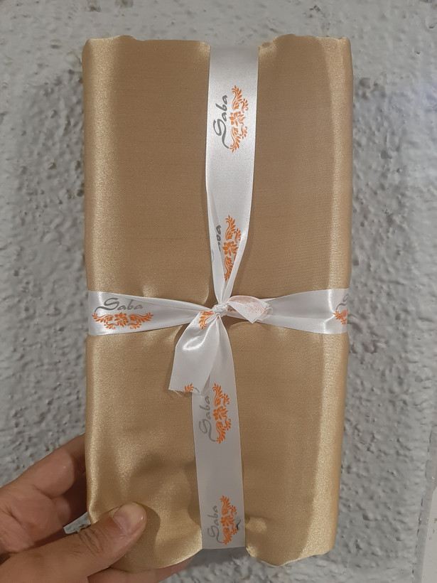 روبالشتی ساتن ابریشمی ساده سایز 70*50 مجموعه دو عددی